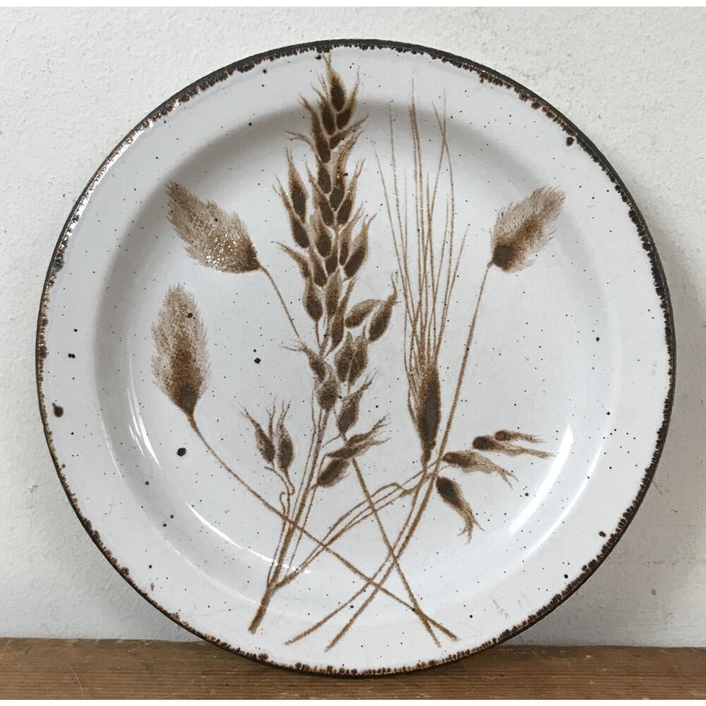Vtg Stonehenge Midwinter England Pottery Wild Oats Bread Bread Dessert Plate 7"